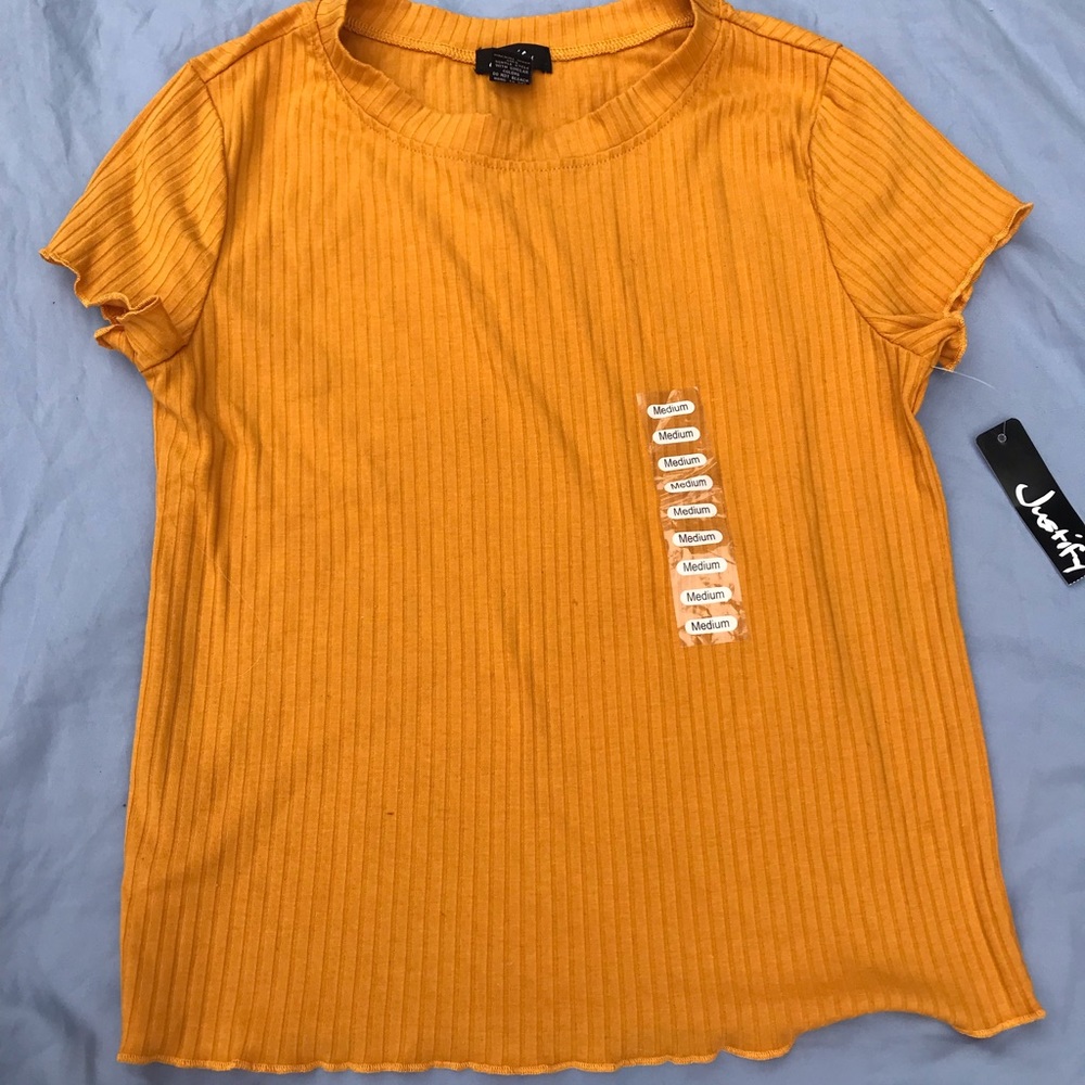 Mustard colored top
